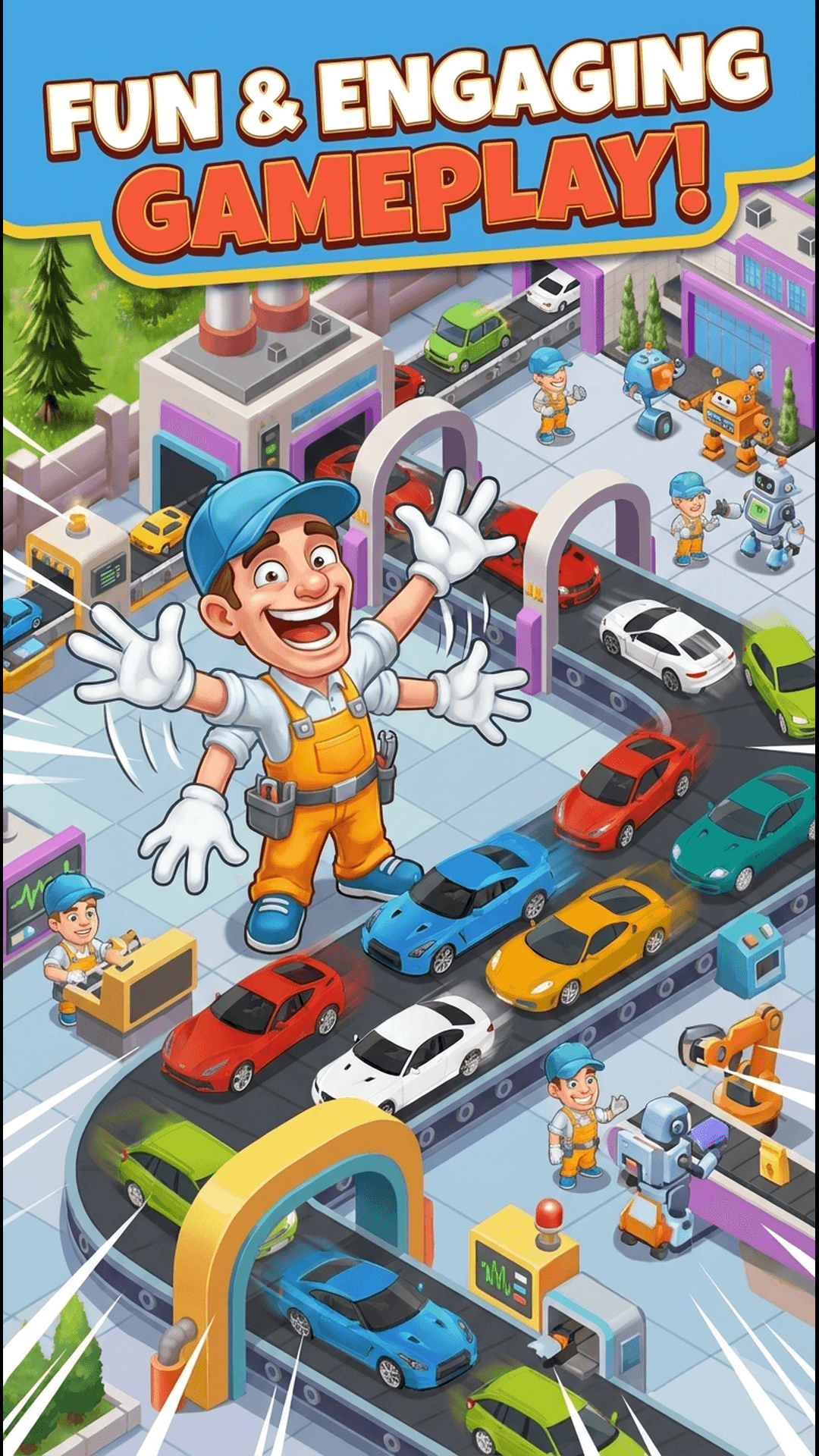 Idle Car Factory screenshot 2